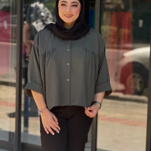 شومیز زنانه مدل عروسکی صورتی