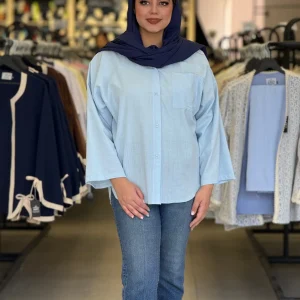 شومیز زنانه مدل پاریس صورتی