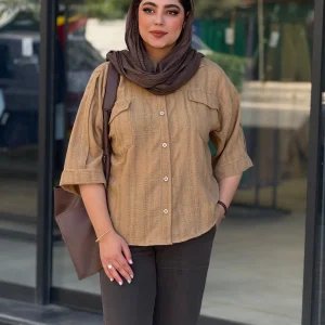 شومیز زنانه مدل سوسن سبز