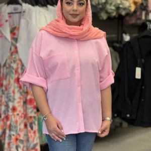 شومیز زنانه مدل هیلا صورتی